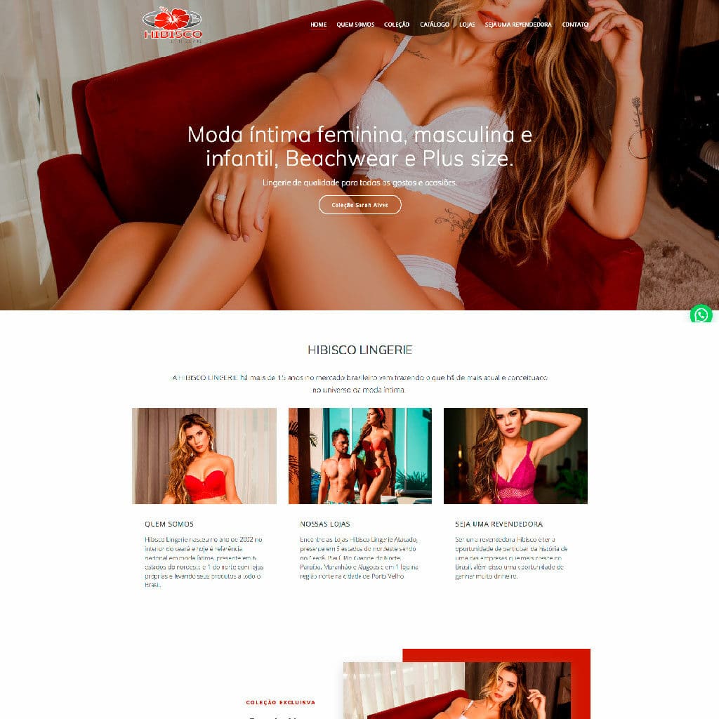 Criação de Sites para Moda Feminina - Naveg.in
